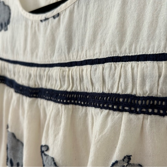 Crown & Ivy - Elephant Print Blouse - Soft 100% Cotton - Women’s Size M - Picture 5 of 11